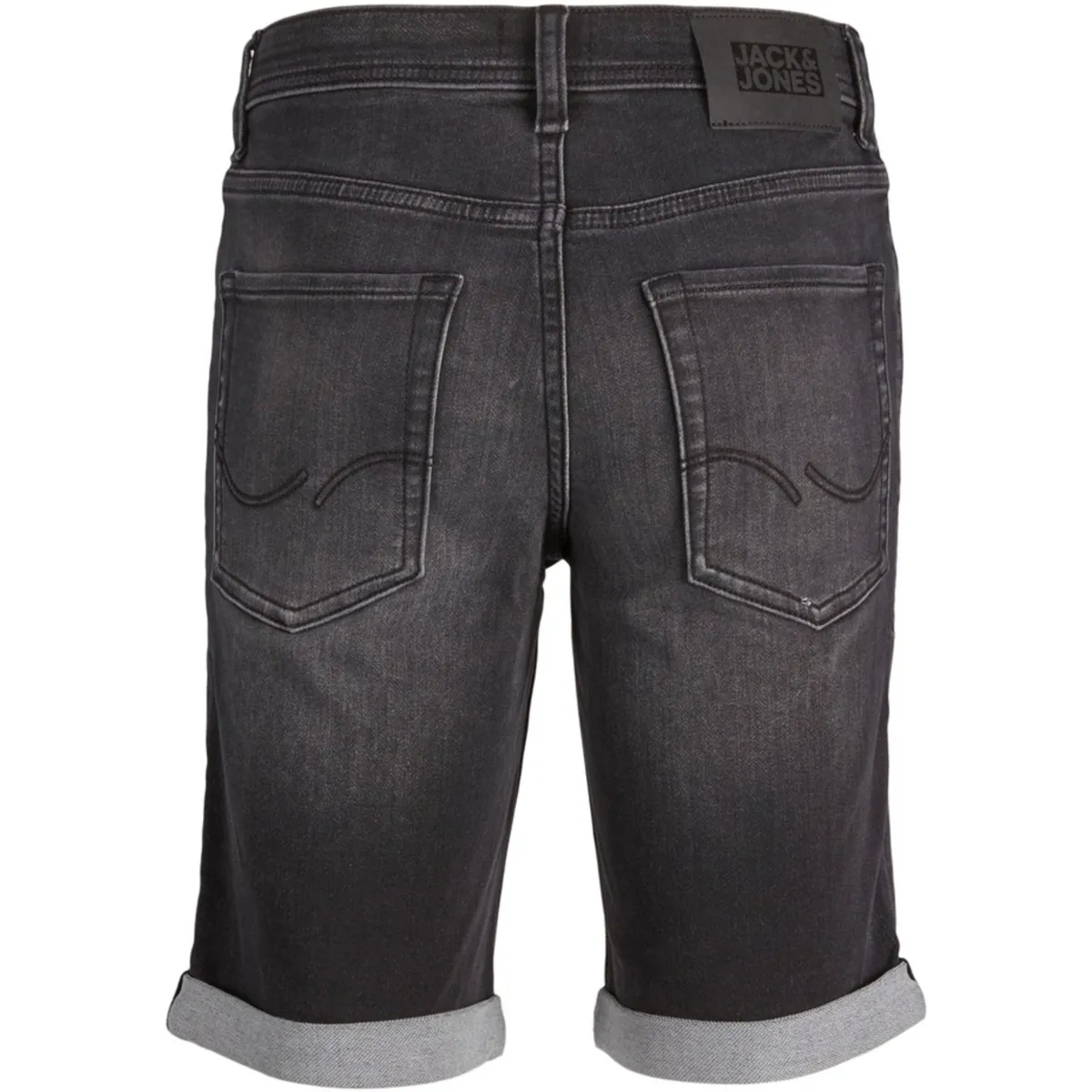 12224577 JJIRICK JJIORG SHORTS GE 612 I.K SN JNR BLACK DENIM