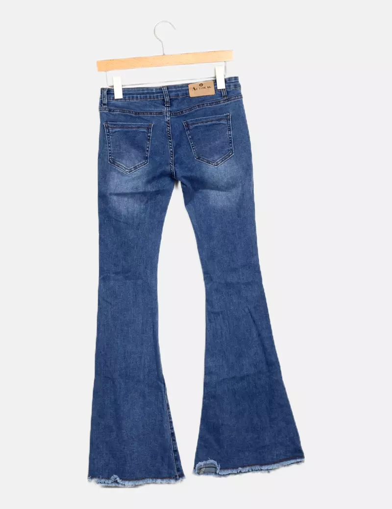 AC FOR AG Jeans denim azul flare