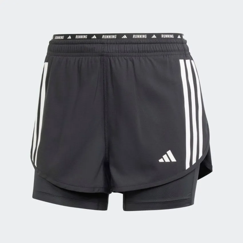 adidas Mujer Shorts Own The Run 2in1 Shorts Negro 