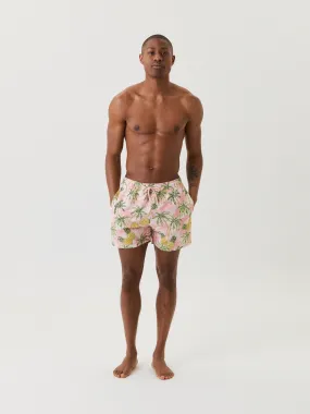 Borg Print Swim Shorts