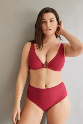 Braga bikini alta moldeador rosa