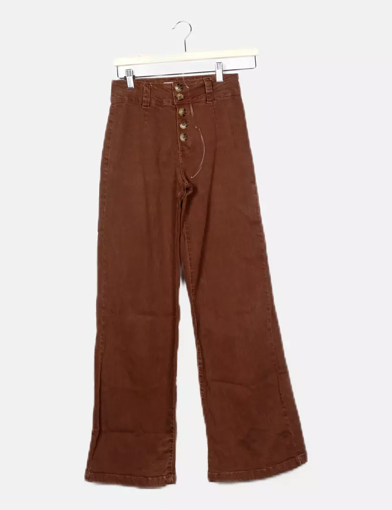 Brownie Pantalón marrón denim