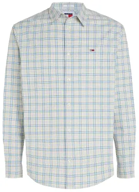 CAMISA OXFORD FIT REGULAR ESTAMPADO CUADROS HOMBRE TOMMY JEANS