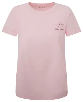 CAMISETA LOGO ESTAMPADO FIT SLIM MUJER PEPE JEANS