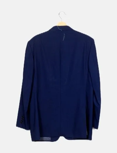 Canali Blazer azul marino básica