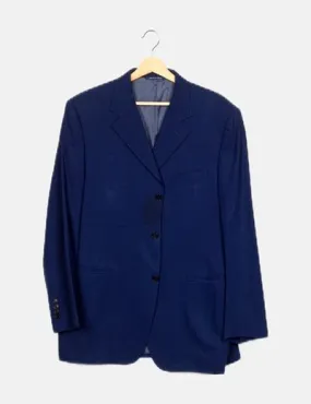 Canali Blazer azul marino básica