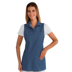 Casulla laboral tejana con cuello Trinidad Jeans - Isacco