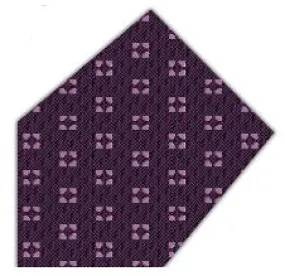 CORBATA BUGAMBILIA CON MINI FIGURAS LILAS