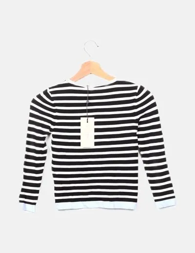 KIDS ONLY Jersey tricot rayas bicolor