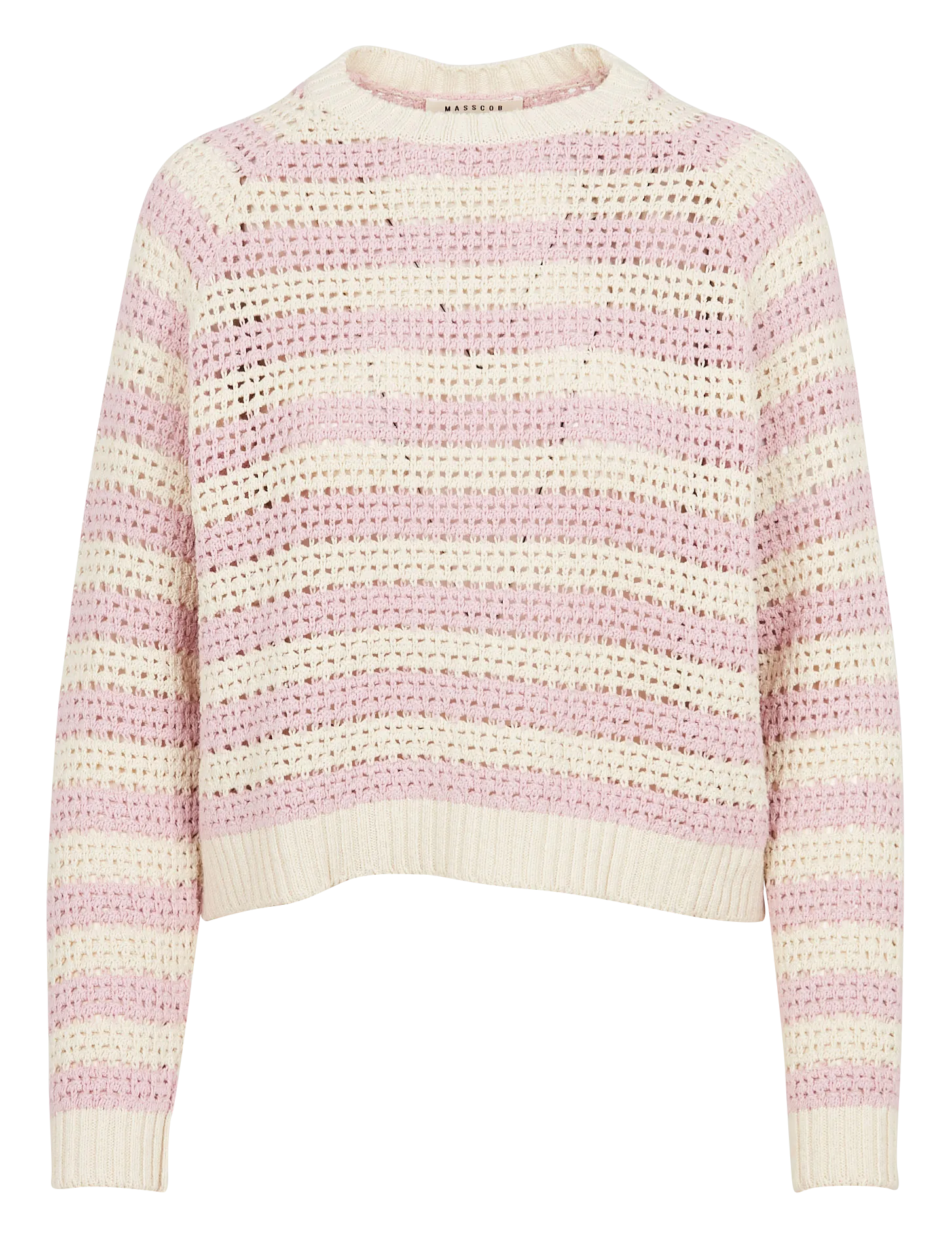 MASSCOB BALMY - Jersey de ganchillo de seda en multicolor
