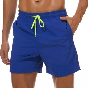 Men's Swim Trunks Quick Dry Beach Shorts With Pockets