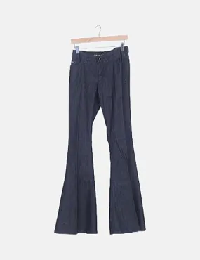 Nine in the morning Jeans denim wide leg azul oscuro