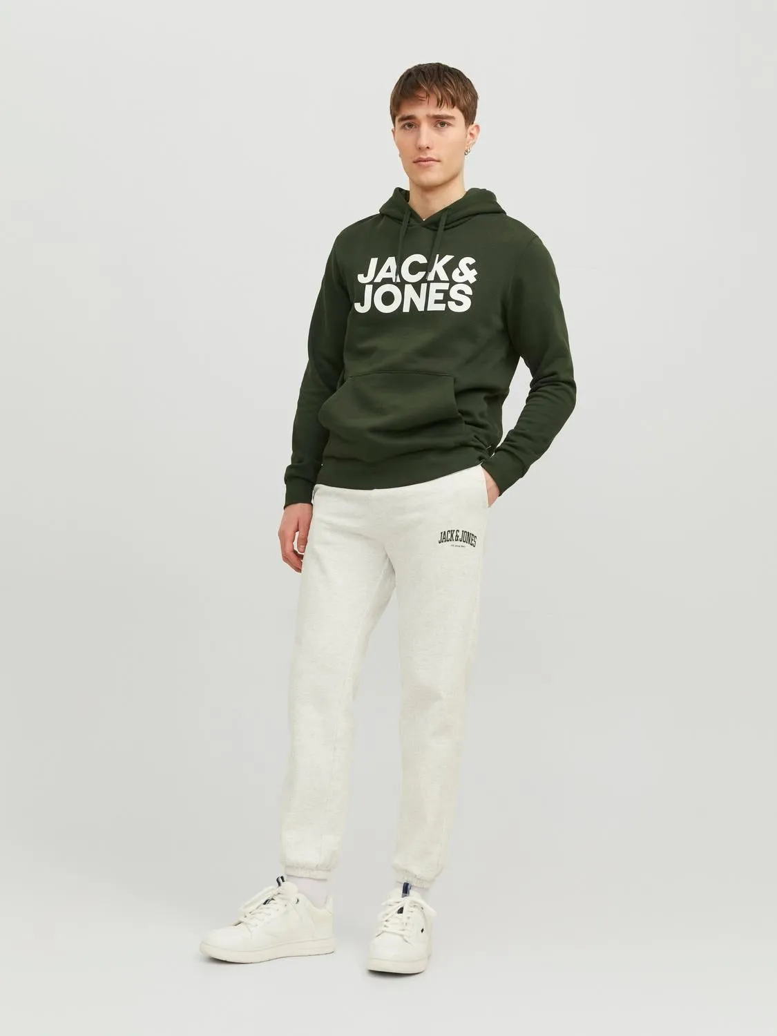 Pantalones de chándal Corte loose | Gris intermedio | Jack & Jones®