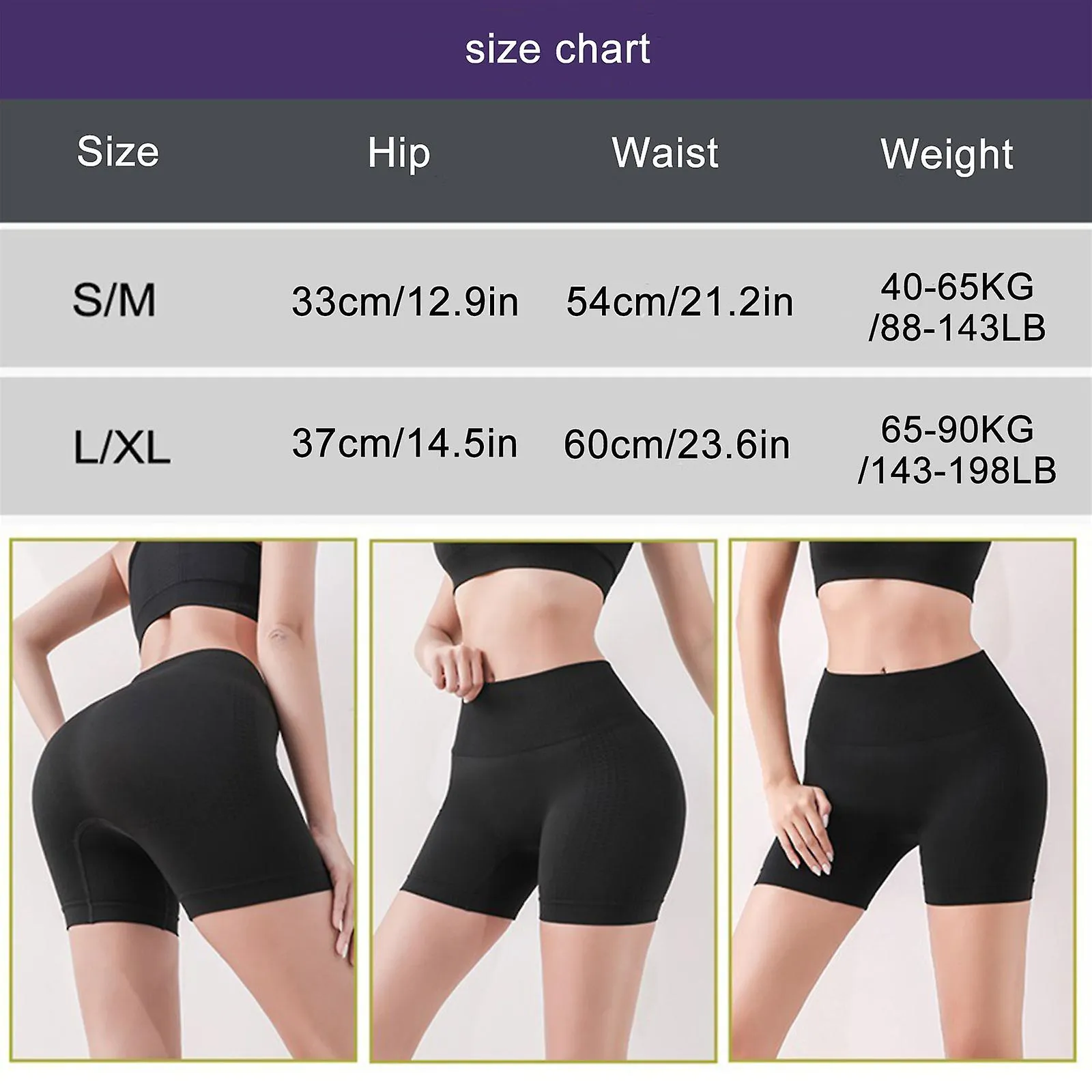 Plus Size Fitness Exercise Hip Lift Underwear Shape Body Yoga Wear Running Shorts