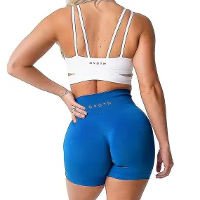 Spandex Solid Seamless Shorts Women Soft Workout Tights Fitness Outfits Yoga Pants Gym Wear Z