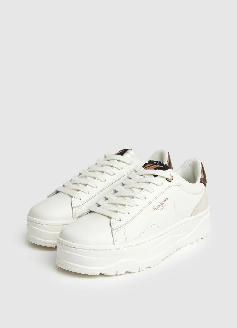 Tenis Pepe Jeans Mujer Kore Smart W Color Blanco