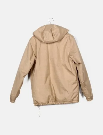 Vans Parka beige bolsillos